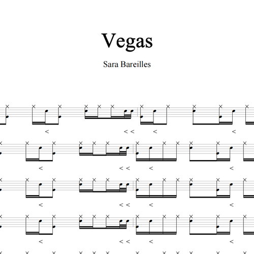 鼓谱*Sara Bareilles_Vegas.asp